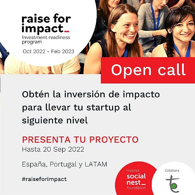 OPEN CALL - RAISE FOR IMPACT Investment Readiness Program