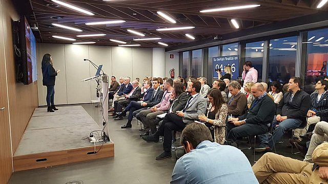 evento/financiación que organizo Socios Inversores en la torre KPMG Madrid.